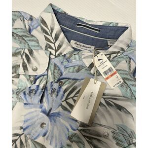 NWT Tommy Bahama Coastline Cord Men's 3XLB Tropical‎ Corduroy Shirt Flannel